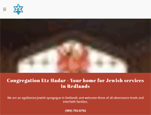 Tablet Screenshot of etzhadar.org
